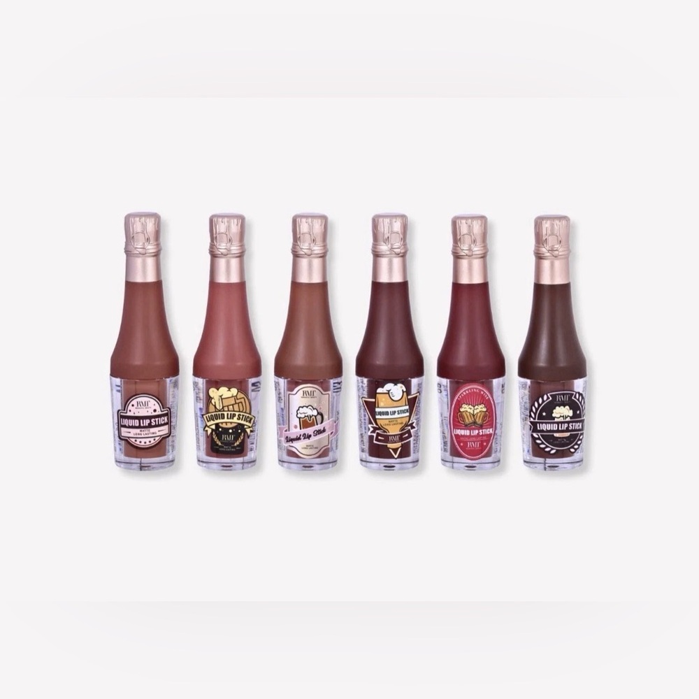 Champagne Bottle Lipstick Collection - Elegant Shades